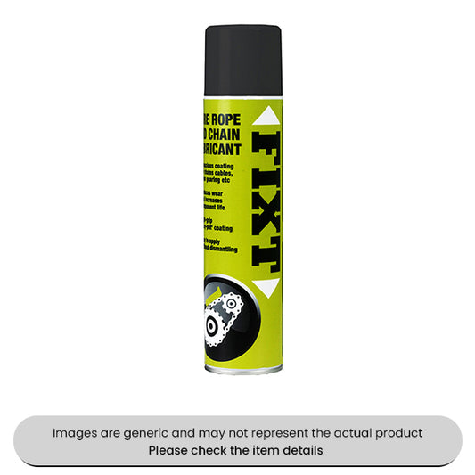 Fixt Wire Rope and Chain Lube 400ML Aerosols Pack Qty 6