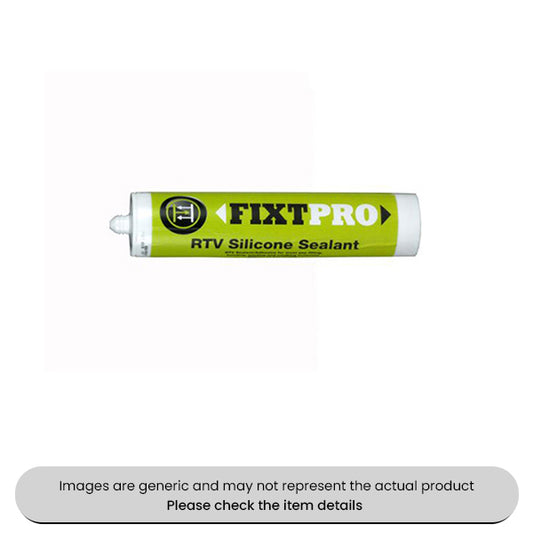Black Fixt RTV Silicone Sealant 300ML Cartridges Pack Qty 1