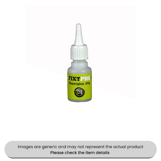Fixt Super Glue Bottles 20G Bottles Low Viscosity Instant Adhesive Pack Qty 3