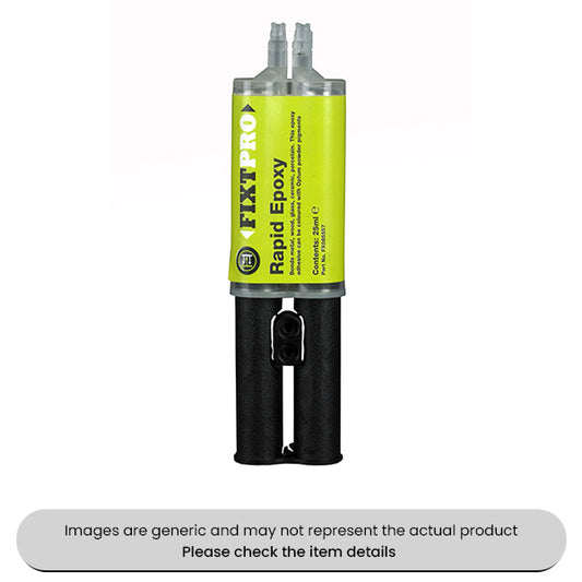 Clear Fixt Rapid Epoxy 5 Minute 25ML Syringes Pack Qty 2