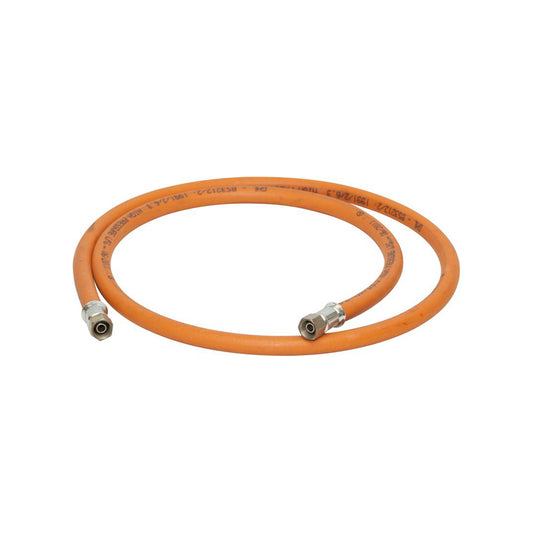 LPG Gas Hose - 6mm x 3m, 1/4" BSP Female Fittings, High Pressure Qty 1