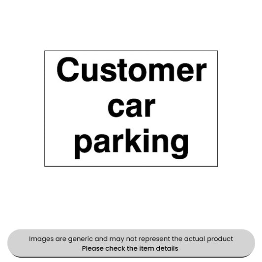 Customer Car Parking Adhesive 240X360MM Pack Qty 1