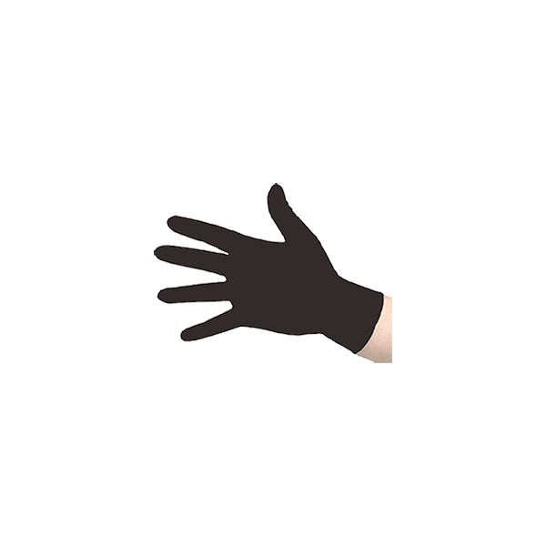 OnHand ‘Plus’ HD Black Nitrile Gloves - Size XL, EN455/EN1186/EN374?2/EN374?3, Micro?Textured Grip, Latex?Free Box of 100