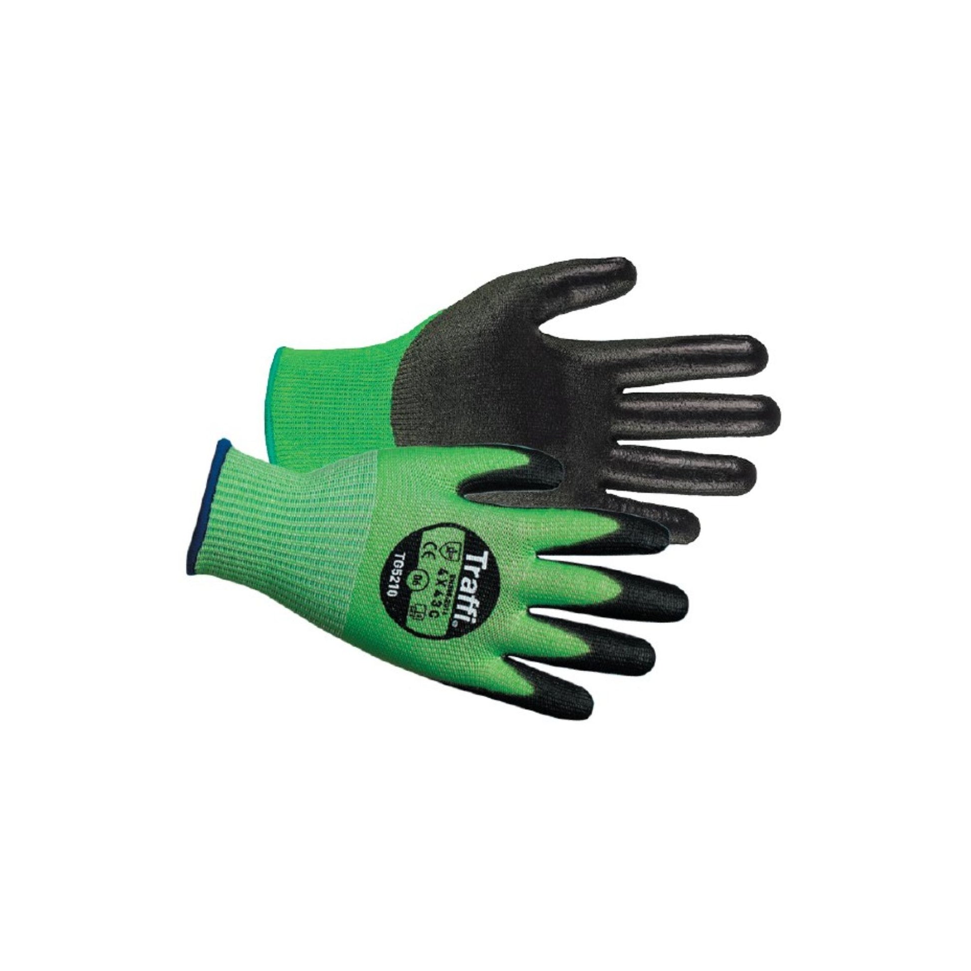 Traffi X?Dura Lightweight Gloves Size L (9) EN388 4X43C Cut Level C PU Coated Pack Qty 10 Pairs