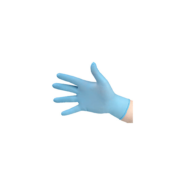 OnHand Blue Nitrile Gloves - Size S, Medical Grade (EN455), Food Contact Approved (EN1186), Latex?Free Boxes of 10 x 100