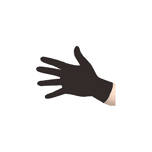 OnHand Black Nitrile Gloves - Size XL, Medical Grade (EN455), Food Contact Approved (EN1186), Latex?Free Boxes of 10 x 100