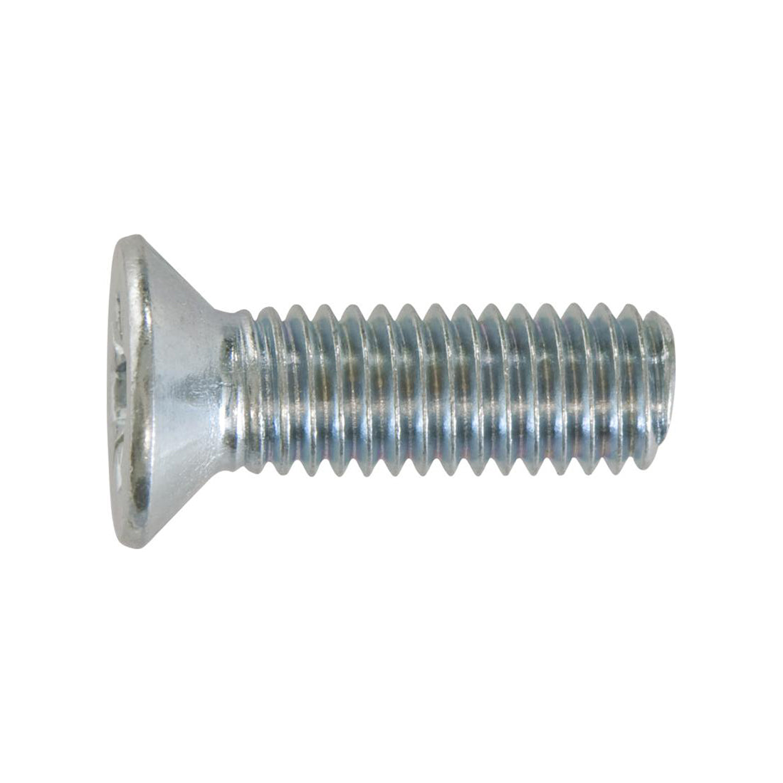 Machine Screw - Countersunk Pozi, M8 x 20mm, Full Thread, Zinc Plated Steel, DIN 965 Pack of 200
