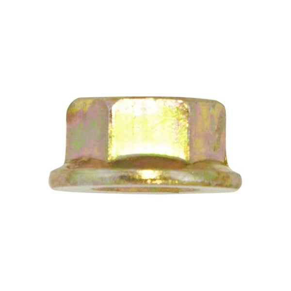 Exhaust Manifold Nut - Flanged, M10 x 1.25mm Pitch, Non?Serrated, Tri?Lock, DIN 980, Grade 8.8 Pack of 50