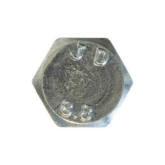 Bolts High Tensile Metric M24 x 120 Zinc Plated Steel DIN 931 Grade 8.8 Pack of 5