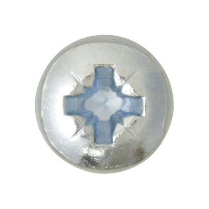 Machine Screw Pan Pozi M6x25mm Full Thread Zinc Plated Steel DIN 7985 Pack of 200