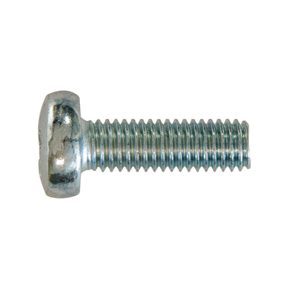 Machine Screw - Pan Pozi, M6 x 8mm, Full Thread, Zinc Plated Steel, DIN 7985 Pack of 200