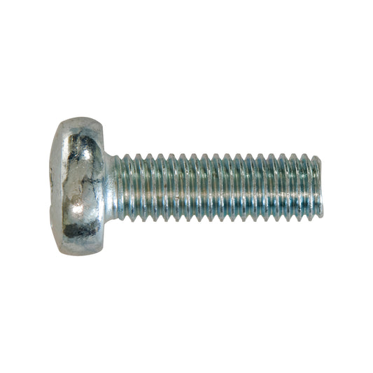 Machine Screw - Pan Pozi, M8 x 25mm, Full Thread, Zinc Plated Steel, DIN 7985 Pack of 200