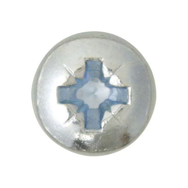 Machine Screw Pan Pozi M8x25mm Full Thread Zinc Plated Steel DIN 7985 Pack of 200