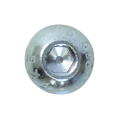 Zinc Plated Button Head Socket Screws M8 x 20mm - ISO 7380 Grade 10.9 Pack of 100