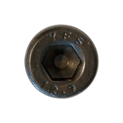 Black Cap Head Socket Screws M12 x 130mm Partial Thread - DIN 912 Grade 12.9 Pack of 10