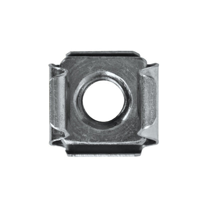 Cage Nut - M6 Narrow, Hole Ø9.5mm, Panel Thickness 0.71–1.63mm, Zinc Plated Steel Pack of 100