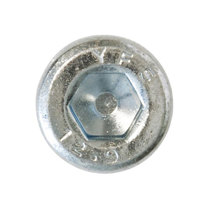 Zinc Plated Cap Head Socket Screws 1/4" UNC x 1 1/2" Partial Thread - Grade 12.9 Pack of 100