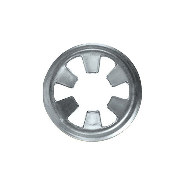 Flat Clip - Round, Ø6mm (1/4"), Zinc Plated Steel Pack of 200