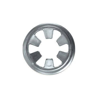 Flat Clip - Round, Ø6mm (1/4"), Zinc Plated Steel Pack of 200