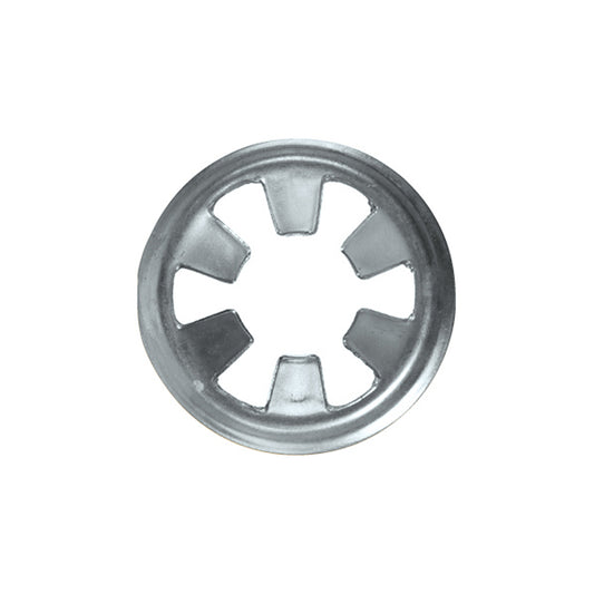 Flat Clip - Round, Ø6mm (1/4"), Zinc Plated Steel Pack of 200