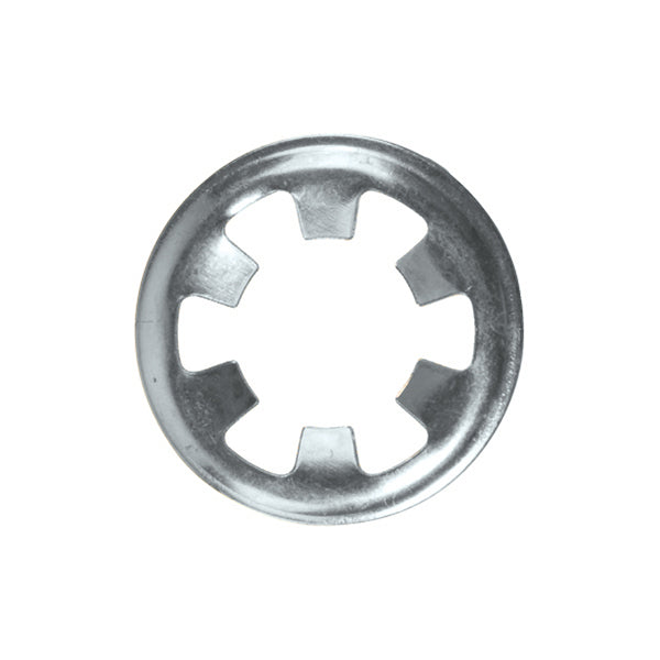 Flat Clip - Round, Ø8mm (5/16"), Zinc Plated Steel Pack of 200