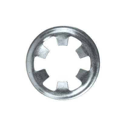 Flat Clip - Round, Ø8mm (5/16"), Zinc Plated Steel Pack of 200