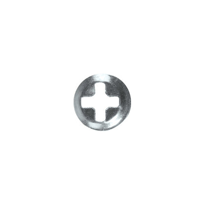 Flat Clip - Round, Ø2.4mm (3/32"), Zinc Plated Steel Pack of 200