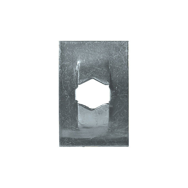 Flat Clip - Rectangular, Ø4mm (5/32"), Zinc Plated Steel Pack of 200