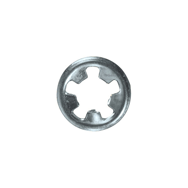 Flat Clip - Round, Ø5mm (3/16"), Zinc Plated Steel Pack of 200