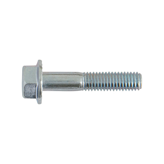 Flanged Serrated Bolt M10 x 50 Zinc Plated Steel DIN 6921 Grade 8.8 Pack of 25