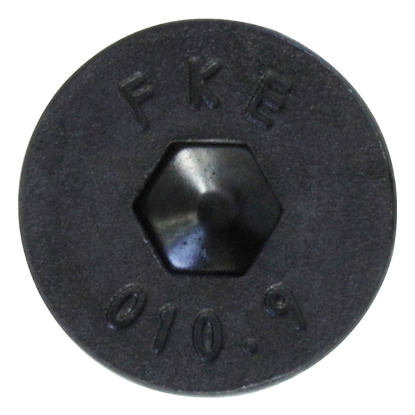 Black Countersunk Socket Screws M6 x 40mm Partial Thread - DIN 7991 Grade 10.9 Pack of 100