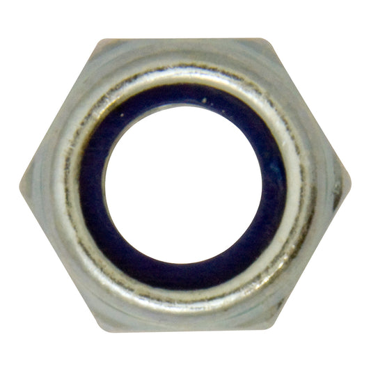 Nylon Lock Nut - M12 x 1.25mm Pitch, Zinc Plated, T?Type, DIN 985 Pack of 50