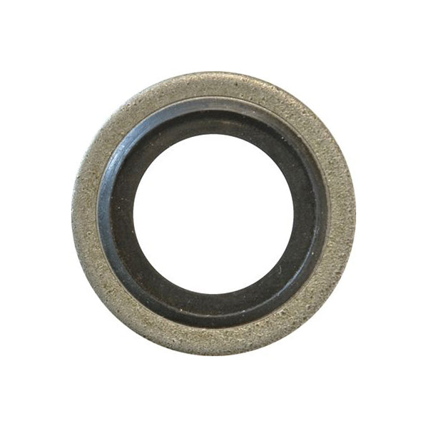 Bonded Seal - 1/4" BSP, Centralising Lip I.D. 11.18mm, O.D. 20.7mm, Metal + NBR Pack of 50