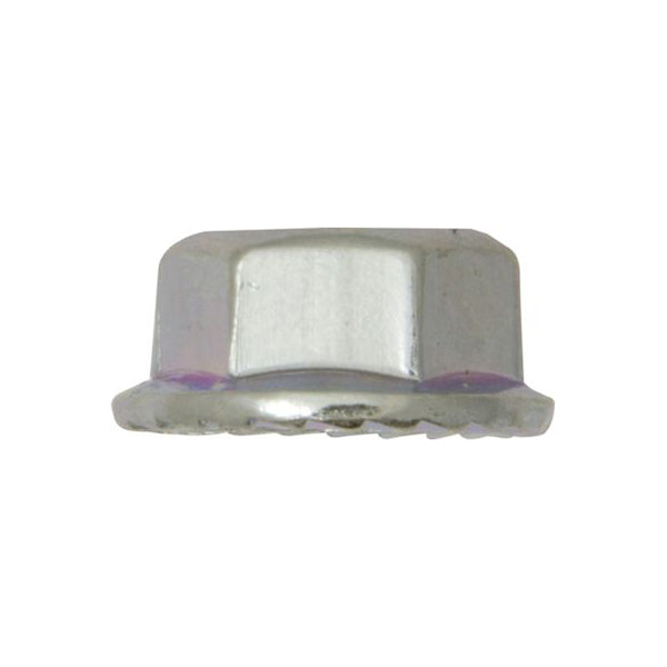 Flange Nut Serrated - M8, 13mm Socket Size, Zinc Plated, DIN 6923 Pack of 200