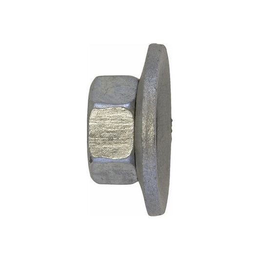 Combi Nut - M8, 13mm Socket Size, Zinc Plated Pack of 50