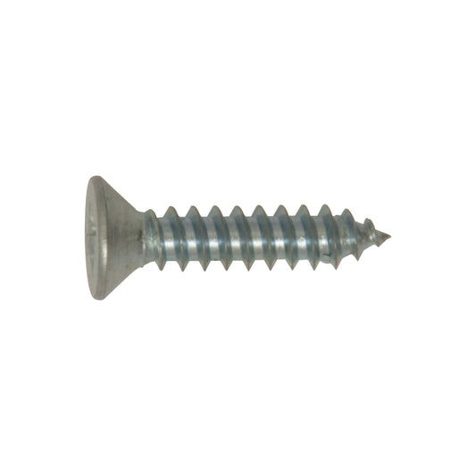 Screws Countersunk Pozi 10 x 2 Inch Zinc Plated Steel AB Type DIN 7982/C/Z Pack of 200