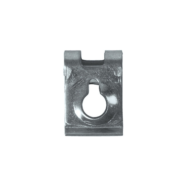 U?Nut - No.8 (4.2mm Screw Ø), 11 x 16.5 x 7mm, Zinc Plated Steel, BS EN 10132 Pack of 100
