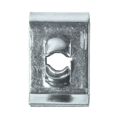 U?Nut - No.10 (4.8mm Screw Ø), 12.5 x 20 x 10mm, Zinc Plated Steel, BS EN 10132 Pack of 100