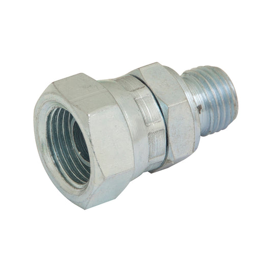 Hydraulic BSPP Swivel Adaptor M:F 1/2" : 3/8" - Male to Female, BSPP Thread Qty 2