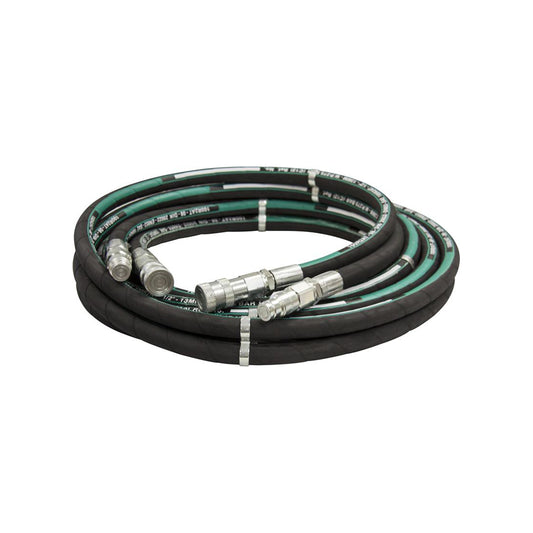 Hydraulic Breaker Hose Set - 1/2" BSP Male Ends, 275 bar / 4000 PSI Qty 1