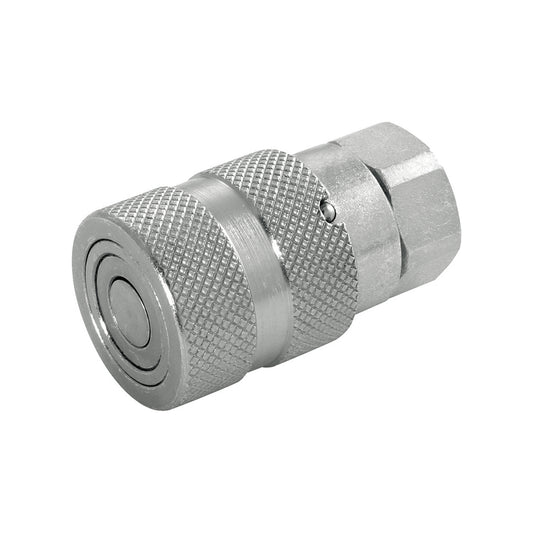 Flat Face Coupling Carrier 3/4" BSPP - Carbon Steel, Nitrile Seal, ISO 16028, 250 bar Qty 1