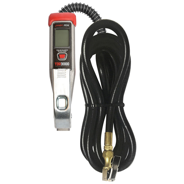 JAMEC PEM TDR3000 Digital Tyre Inflator - Single Clip?On, 1.8m Hose Qty 1