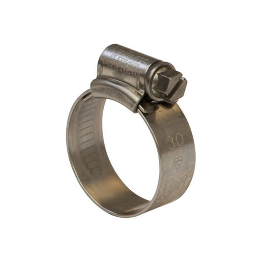 JCS Hi?Grip Hose Clips Stainless Steel Size 70 55–70mm (2 1/8"–2 3/4") Pack of 10