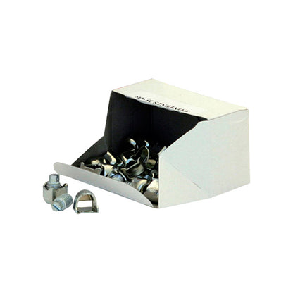 Jubilee Housings with Slotted Head Screws Zinc Plated Suits 11mm Multiband Pack of 25