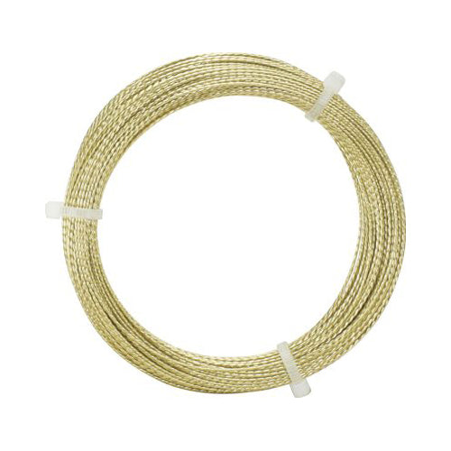 KS Windscreen Cutting Wire - Braided 0.8mm Brass?Plated Steel, 22.5m Length, Flexible Saw?Like Action Qty 1