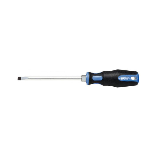 KS Tools Screwdriver Slotted 5.5x150mm ERGO Plus Chrome Shaft Non-Slip Handle Qty 1