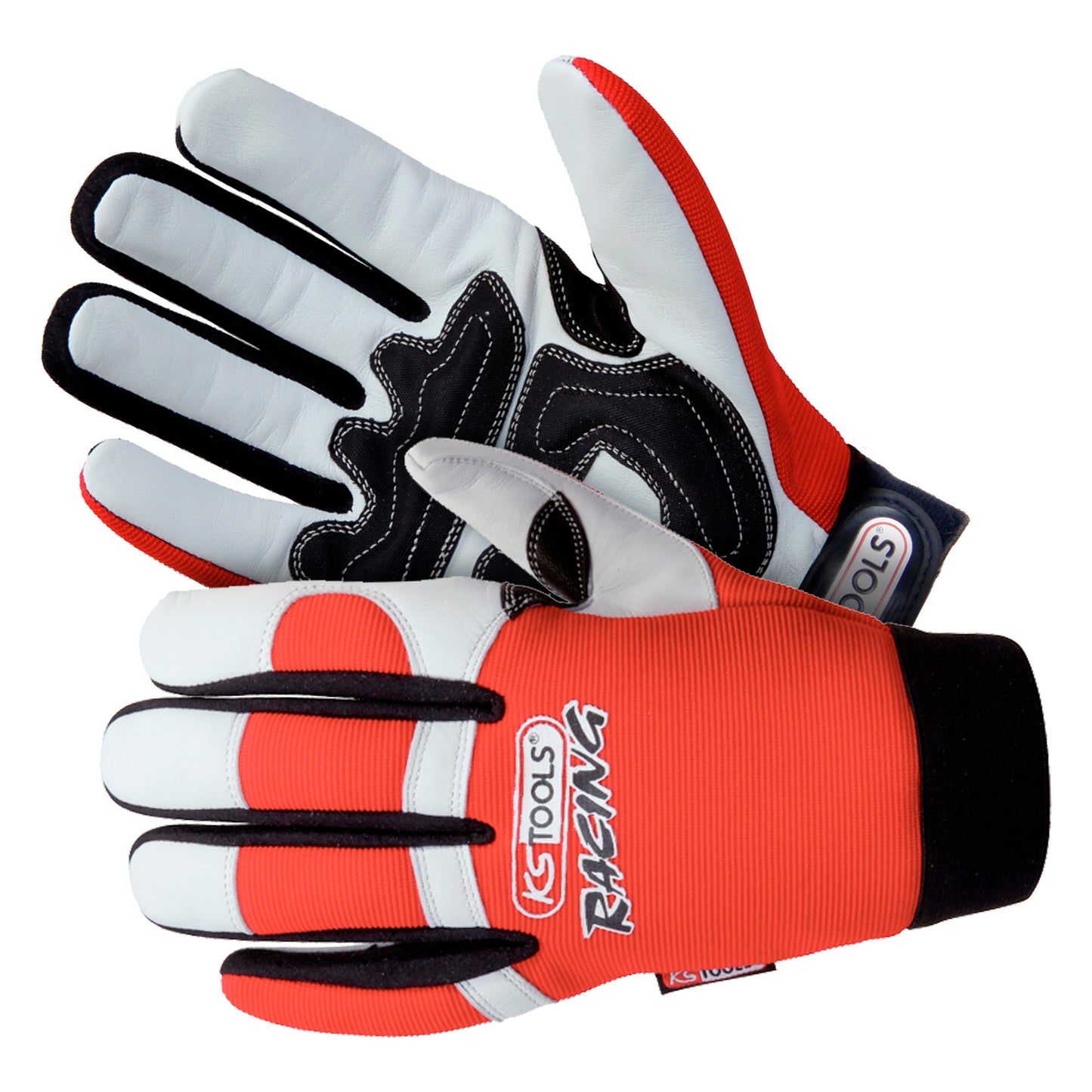 KS Anti-Vibration Gel Gloves - Size L, EN388 2121, Shock Absorbing, For Power Tools & Industrial Use Qty 1 Pair