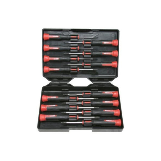 KS Tools Precision Screwdriver Set 14pc Twist Cap Slotted Phillips TORX Qty 1 Set