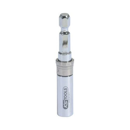 KS Tools Auto-Slimlock Bit Holder 1/4" Chrome Vanadium Steel Slim 65mm Qty 1
