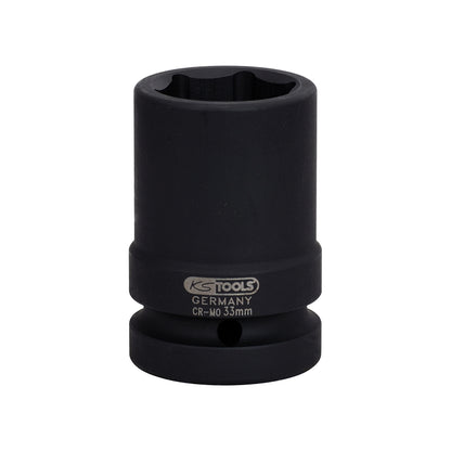 KS Tools 1" Slim Line Impact Socket 27mm Hardened Special Steel 76mm Length Qty 1